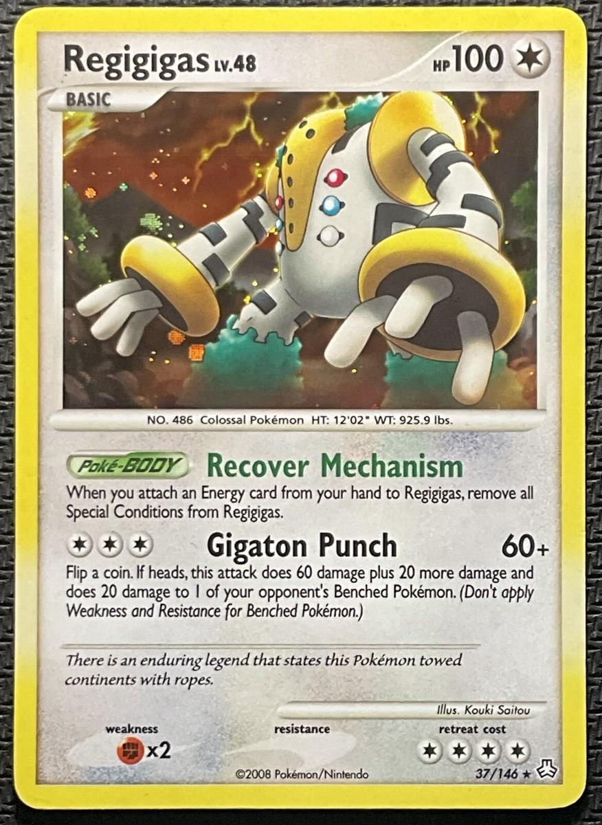Legends Awakened Regigigas [Cosmos-Holo] Pokémon card
